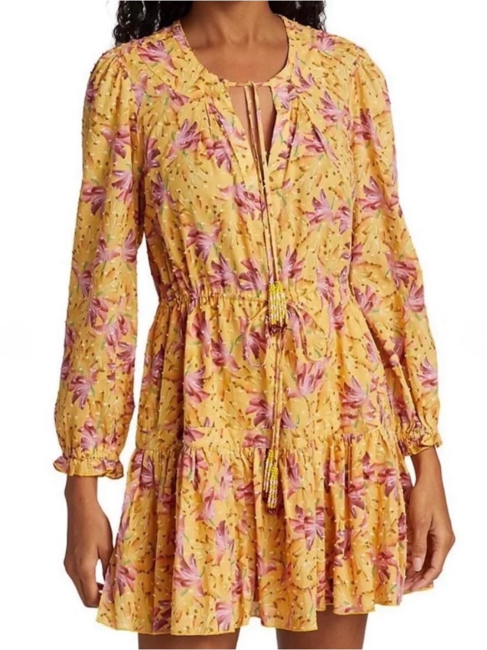 FARM Rio Banana Sunshine Mini Dress size M